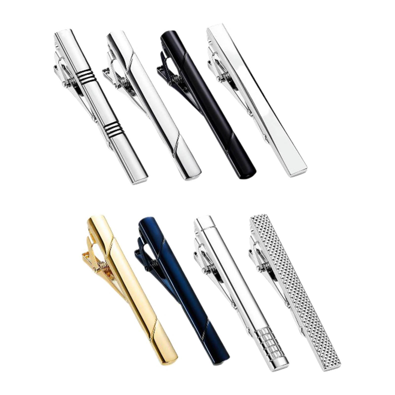 Tie Bar Set Gift - Conjunto de Prendedores de Gravata Masculinos