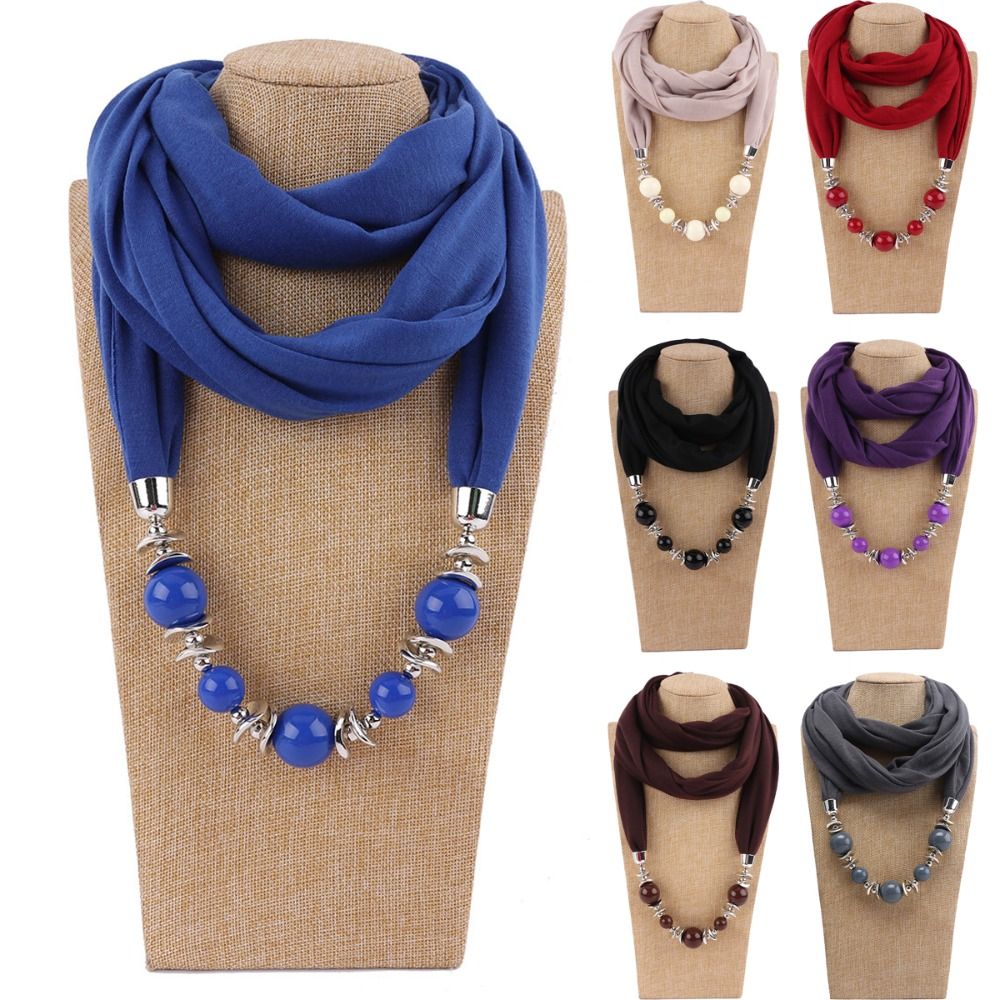 Infinity Scarf Knit - Lenço de Chiffon da Moda com