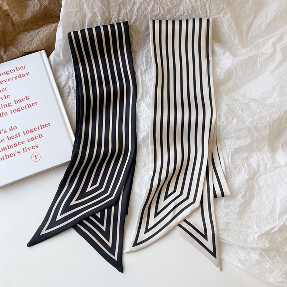 Gravata fita bandana lenço lis - Silk Tie Striped avaliação e preço