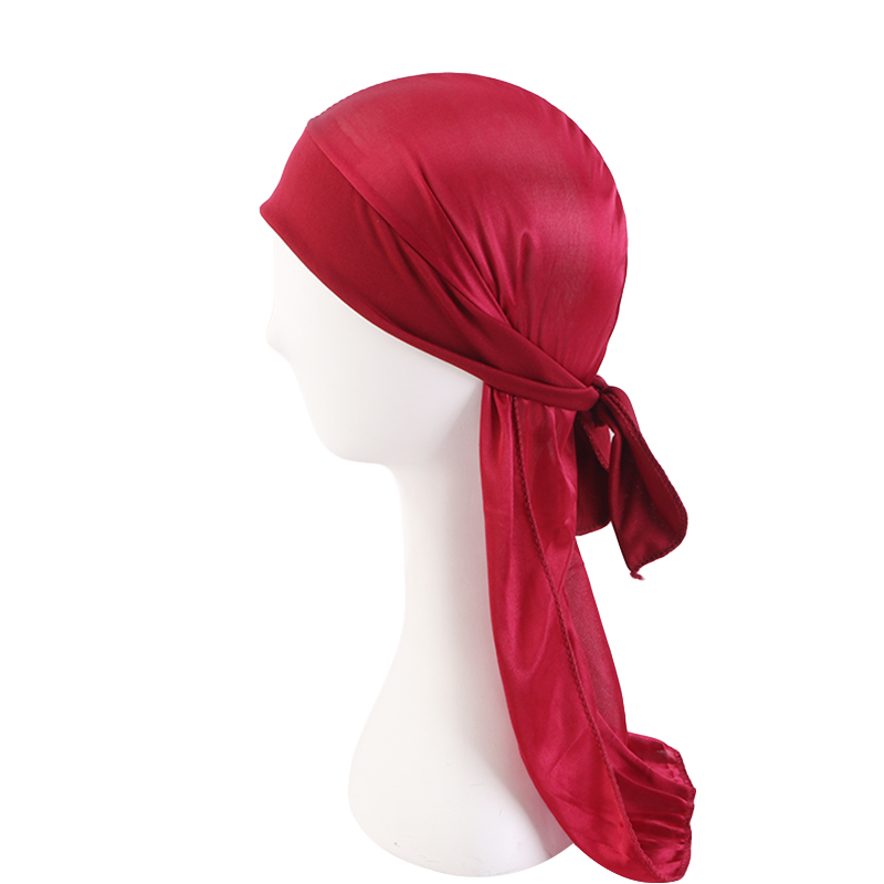 Durags de seda masculino banda - Bandana Doo Rag avaliação e preço
