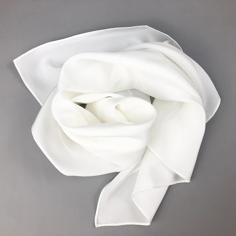 Novo lenço de seda feminino pe - Ascot Neck Scarf avaliação e preço