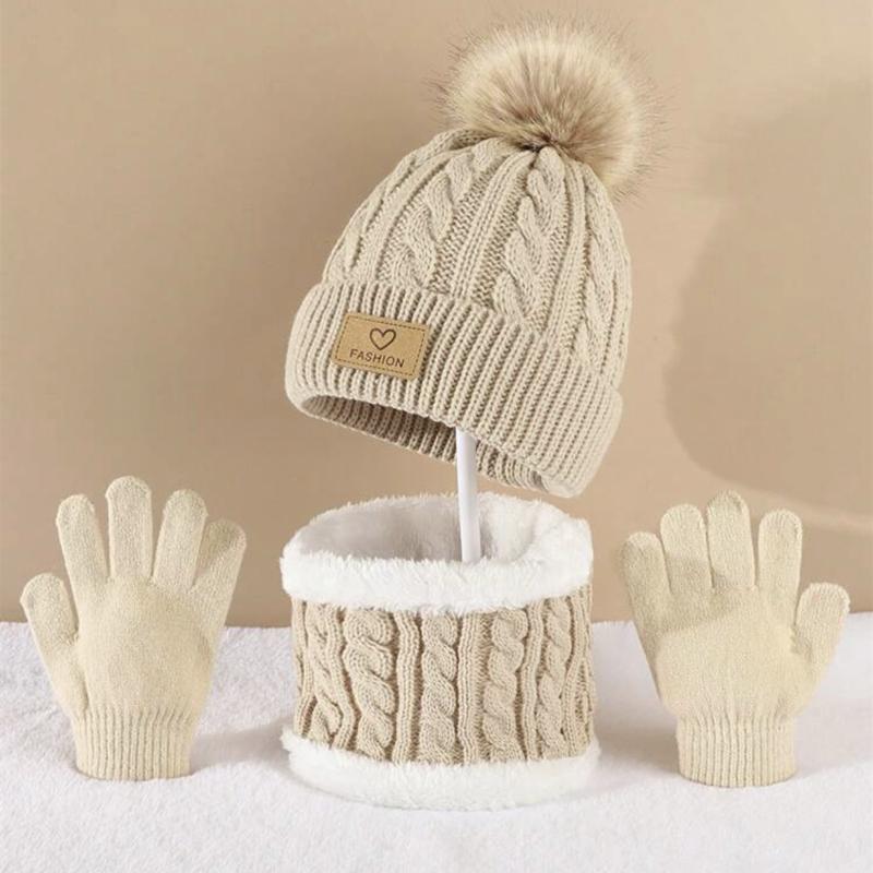 Gorro infantil com pom pom e c - Infinity Scarf Knit avaliação e preço
