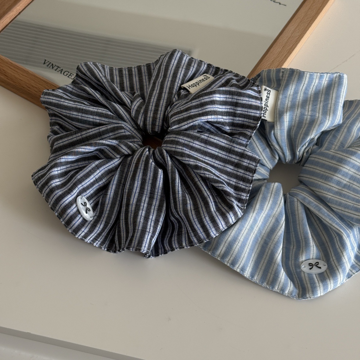 Faixas de cabelo de seda de co - Silk Tie Striped avaliação e preço