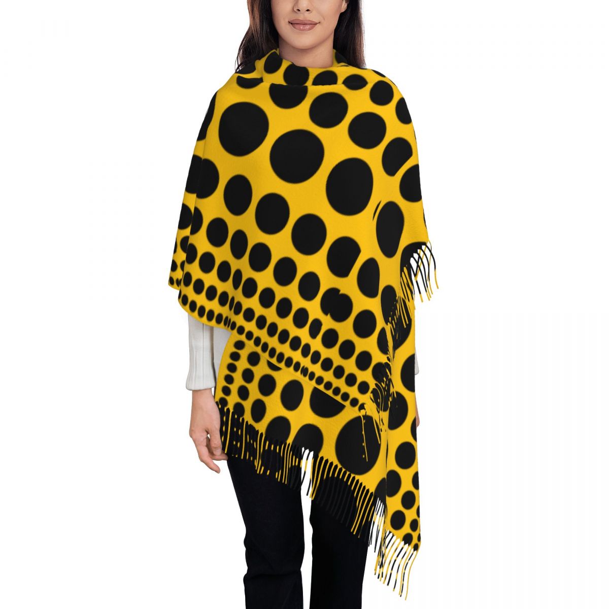Cachecol de bolinhas infinitas - Infinity Scarf Knit avaliação e preço