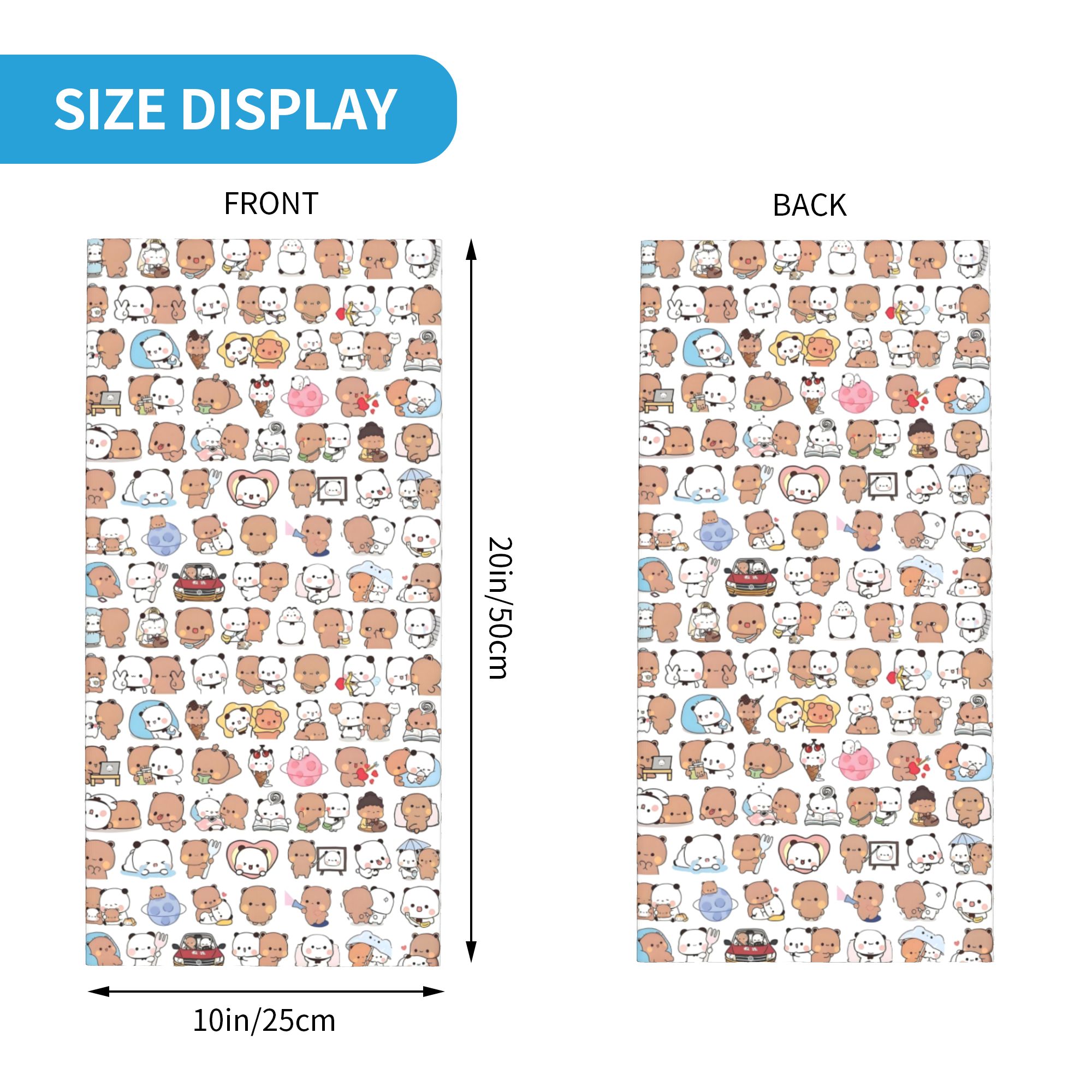 Urso personalizado dos desenho - Neck Warmer Tube avaliação e preço