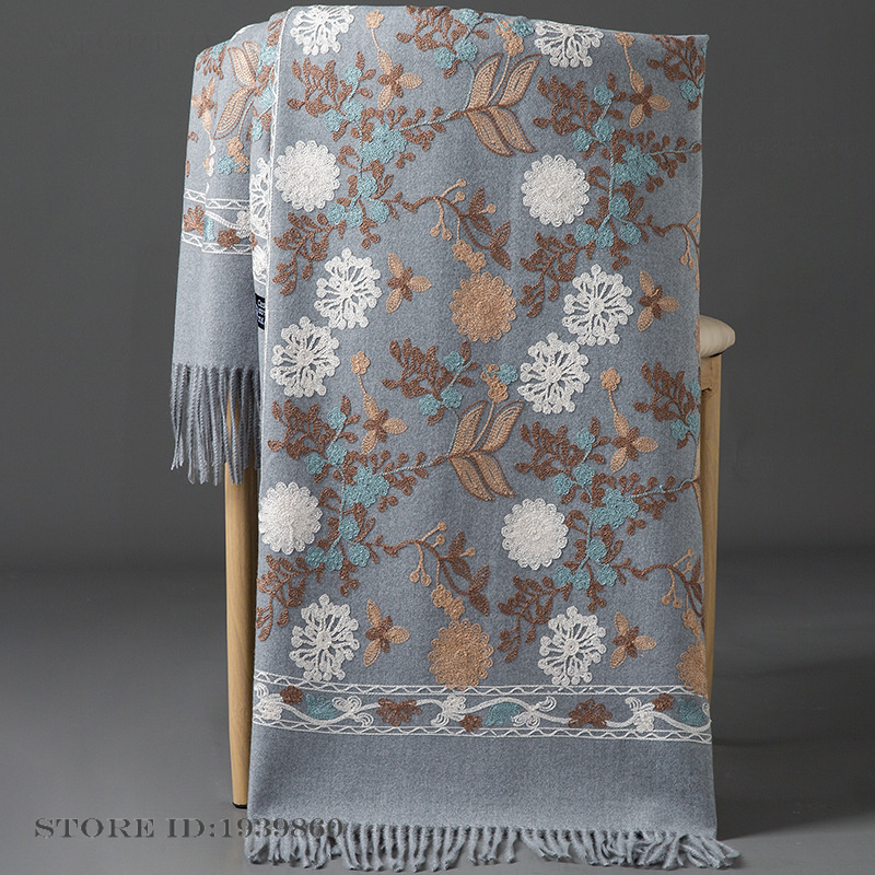 Cachecol Feminino de Caxemira  - Woven Scarf Blanket avaliação e preço
