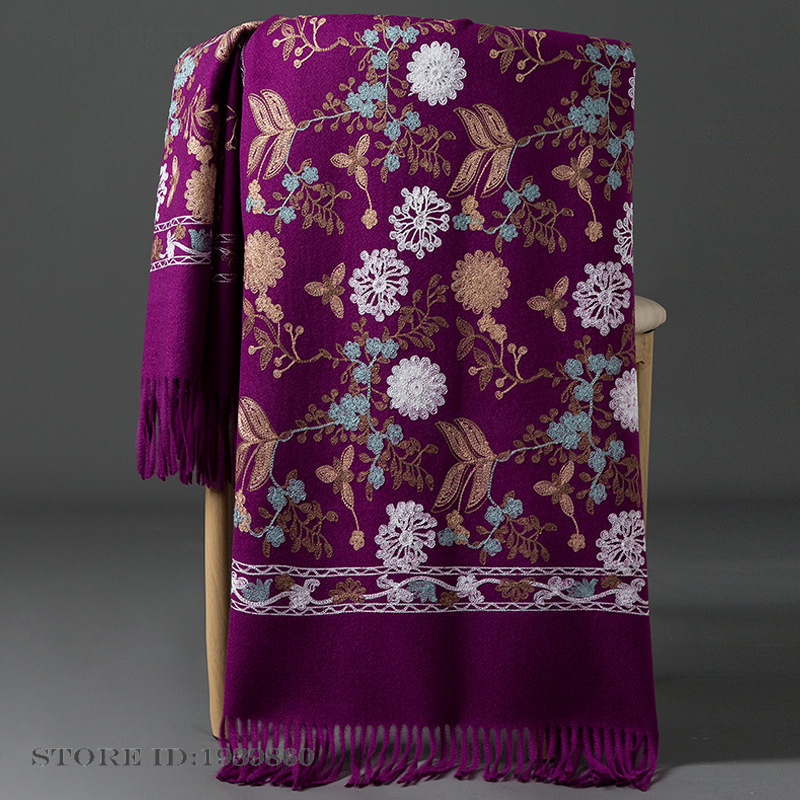 Cachecol Feminino de Caxemira  - Woven Scarf Blanket avaliação e preço