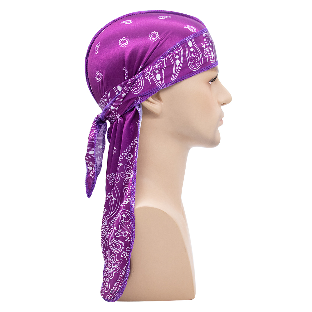 Lenço Longo de Seda Unissex Mu - Bandana Doo Rag avaliação e preço