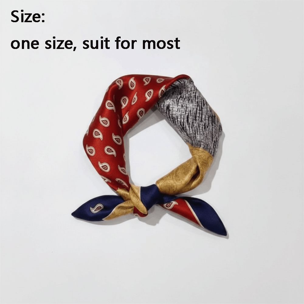 Lenço Quadrado de Seda com Est - Face Scarf Mask avaliação e preço
