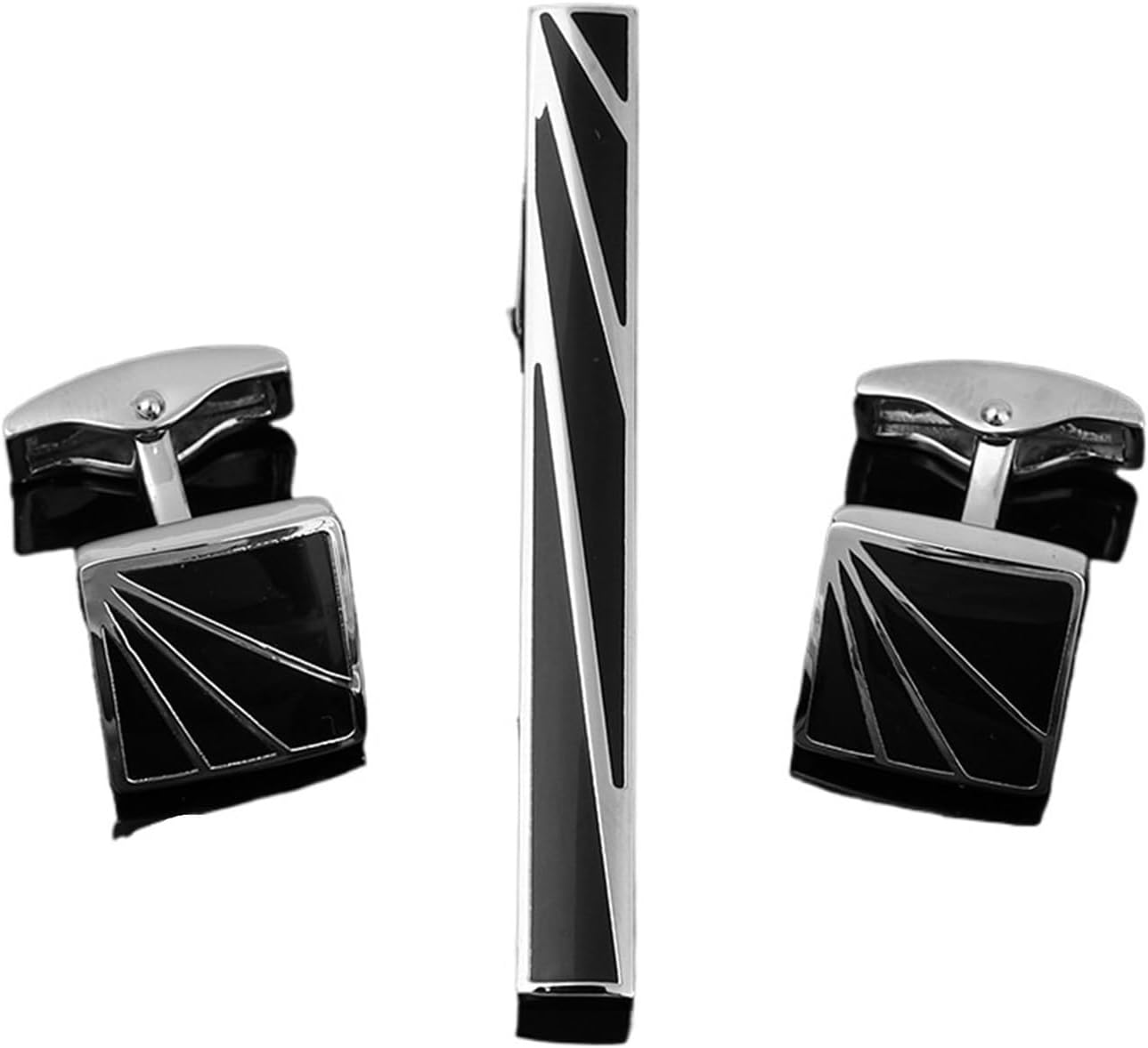 2 Conjuntos, Gravatas Masculin - Tie Bar Set Gift avaliação e preço