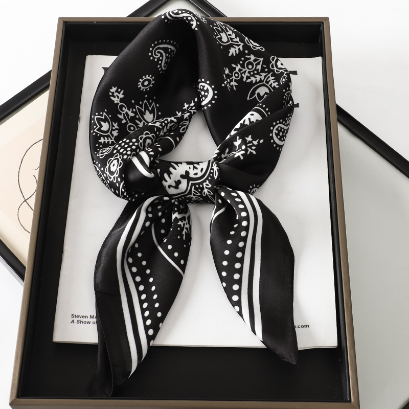 Marca de luxo seda quadrado pa - Ascot Neck Scarf avaliação e preço