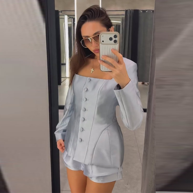 Conjunto Feminino Casual de Ja - Pocket Square Set avaliação e preço