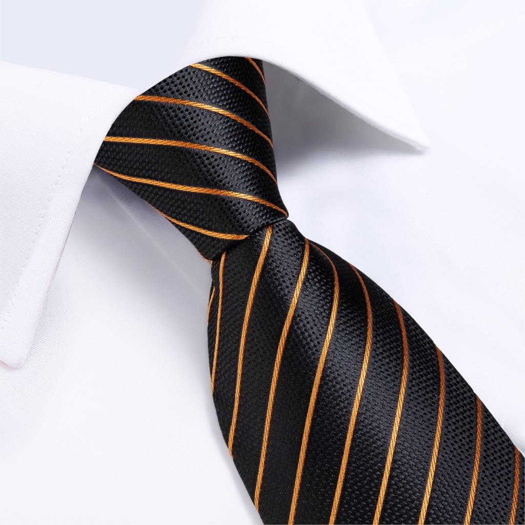 Dibangu designer gravatas para - Silk Tie Striped avaliação e preço