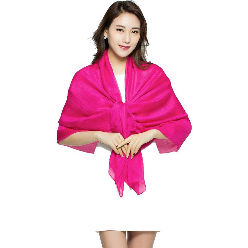Lenço longo verão envoltório c - Silk Neck Scarf avaliação e preço