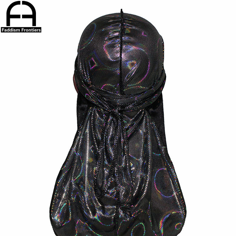 Novo homem colorido sparkly se - Bandana Doo Rag avaliação e preço