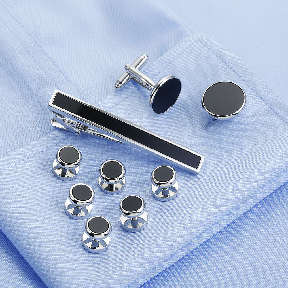 Vagula 9 peças barra de gravat - Tie Bar Set Gift avaliação e preço