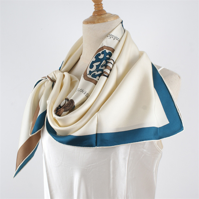 Lenço quadrado de 100% seda am - Face Scarf Mask avaliação e preço
